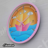 ساعت دیواری مارال مدل فانتزی زیبا