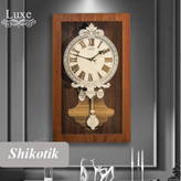 ساعت دیواری تمام چوب درجه 1 LUXE سه بعدی برجسته