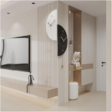 ساعت دیواری تمام چوب دوطرفه دلوین