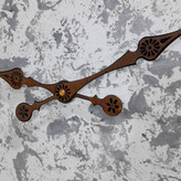 ساعت دیواری تمام چوب سنگین روس Luxe اورجینال عدد سنگی