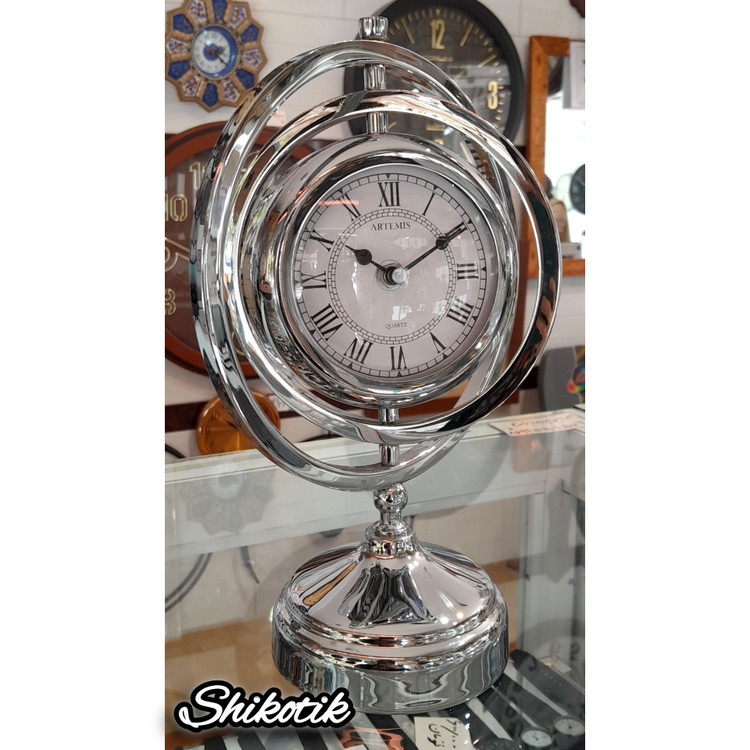 ساعت رومیزی آرتمیس فلزی مدل 6030 اورجینال (خرده فروشی) مدل زحل