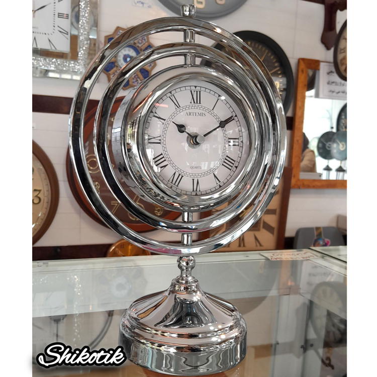 ساعت رومیزی آرتمیس فلزی مدل 6030 اورجینال (خرده فروشی) مدل زحل