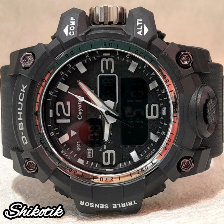 ساعت مچی پسرانه و مردانه دوزمانه Coyote مدل C-6608 اورجینال