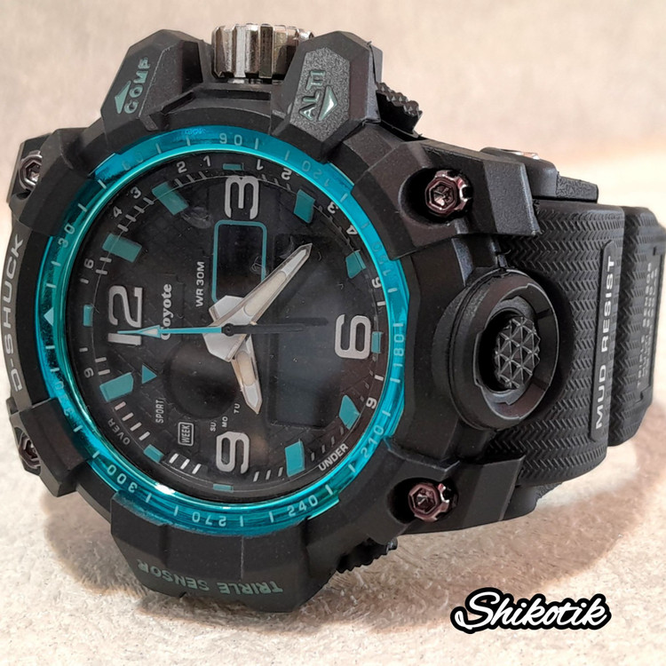 ساعت مچی پسرانه و مردانه دوزمانه Coyote مدل C-6608 اورجینال