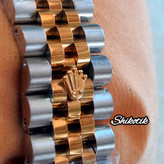 ساعت مچی ست مردانه و زنانه ROLEX مدل OYSTER PERPETUAL DATEJUST ( اورجینال - قاب طلا)